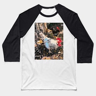 Chickens on the Farm Baseball T-Shirt